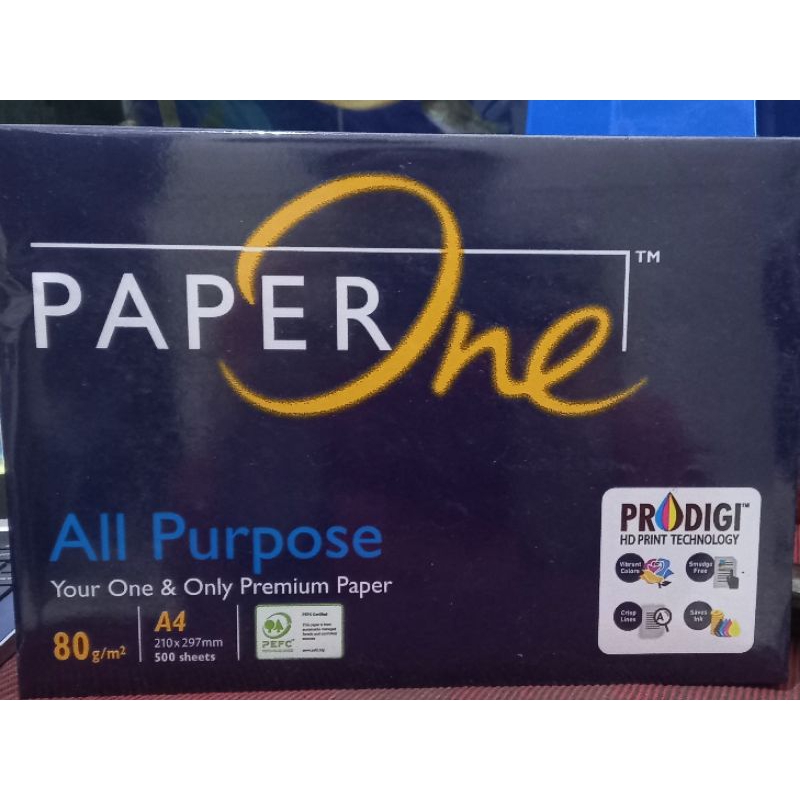 

KERTAS HVS PAPERONE A4 80gr