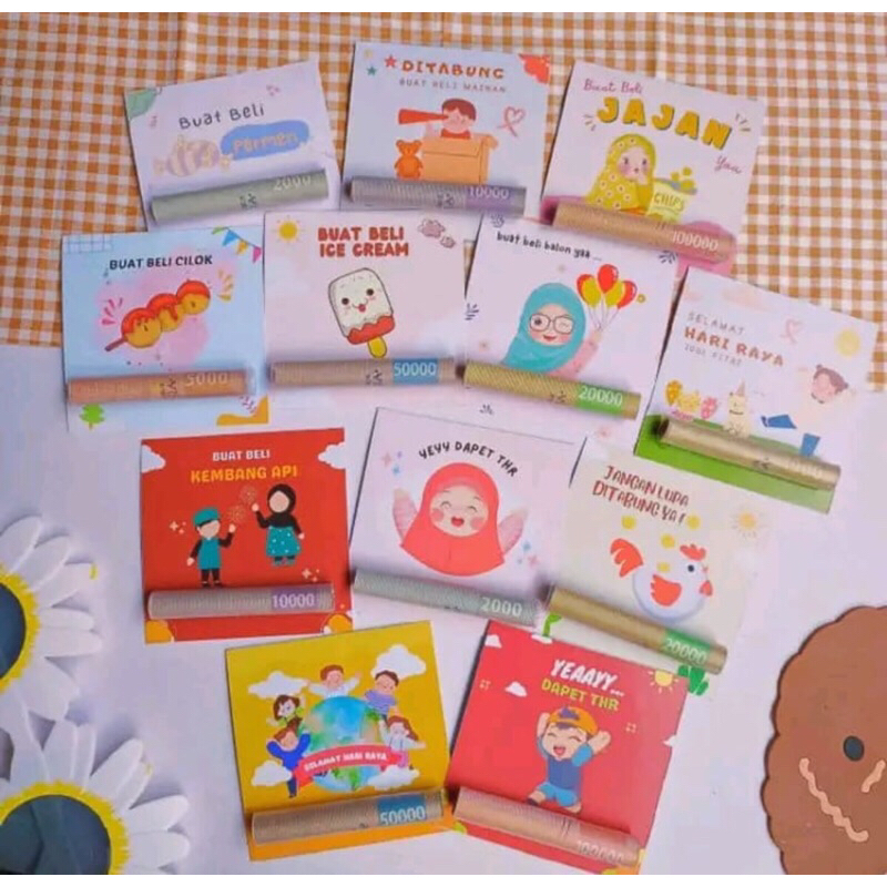 

Amplop lebaran lucu isi 10