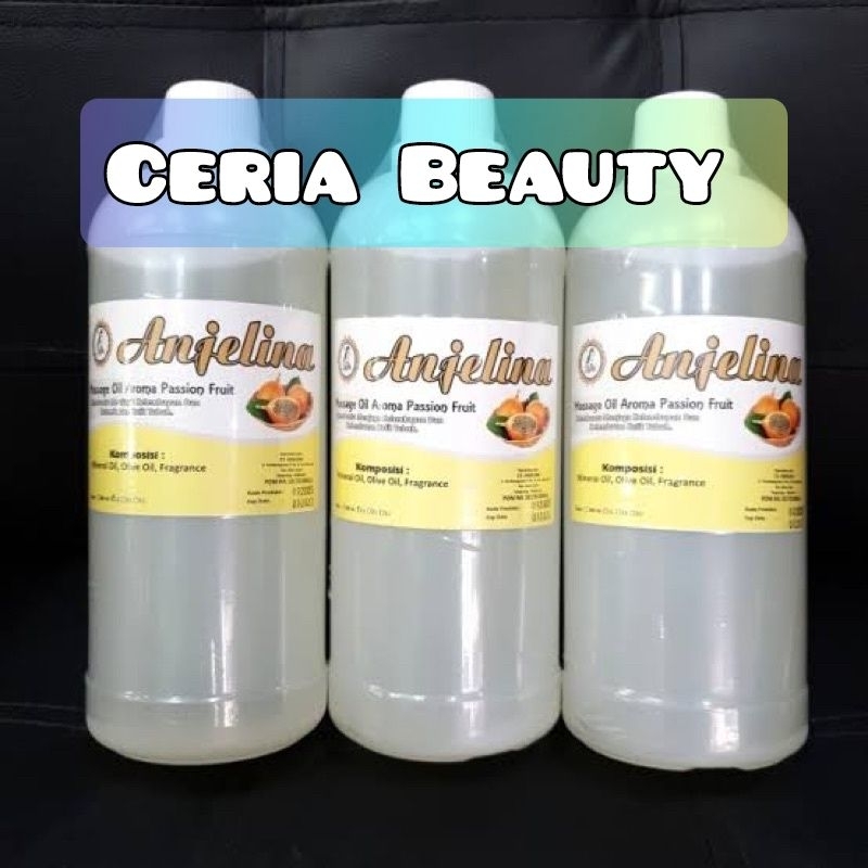 Massage Oil Minyak Pijat Anjelina 1000ml / Minyak Pijat / Minyak Massage Oil / Minyak Reflexy