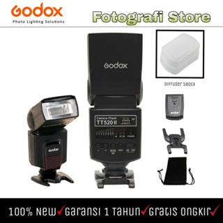 Flash Godox TT520II TT520 II Thinklite Camera Speedlite Plus Diffuser GARANSI 1 TAHUN