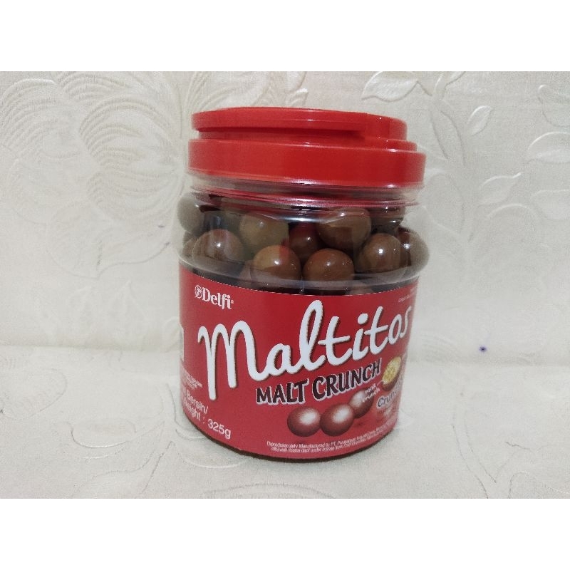 DELFI MALTITOS 325 GRAM TOPLES / DELFI MALTITOS CRUNCH MALT / DELFI MALTITOS / COKLAT DELFI MALTITOS