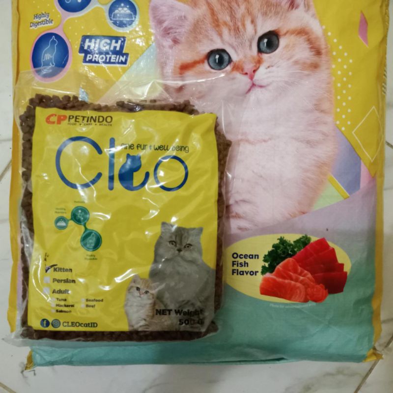 Makanan Kucing Cleo Kitten Ocean Fish 7kg | makanan kucing anakan cleo