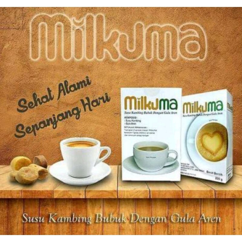 

Susu MILKUMA susu kambing etawa plus gula aren