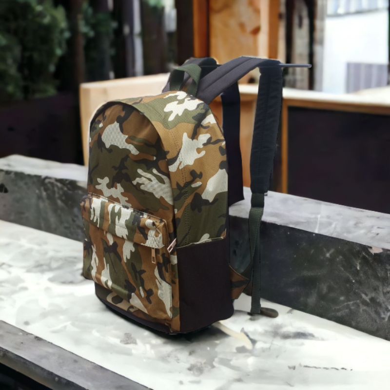 Tas Ransel Anak Sekolah Sd Tas Gendong Army Pria Wanita Tas Punggung polos, loreng Army/Tu7uh store slingbagkonveksi produktion