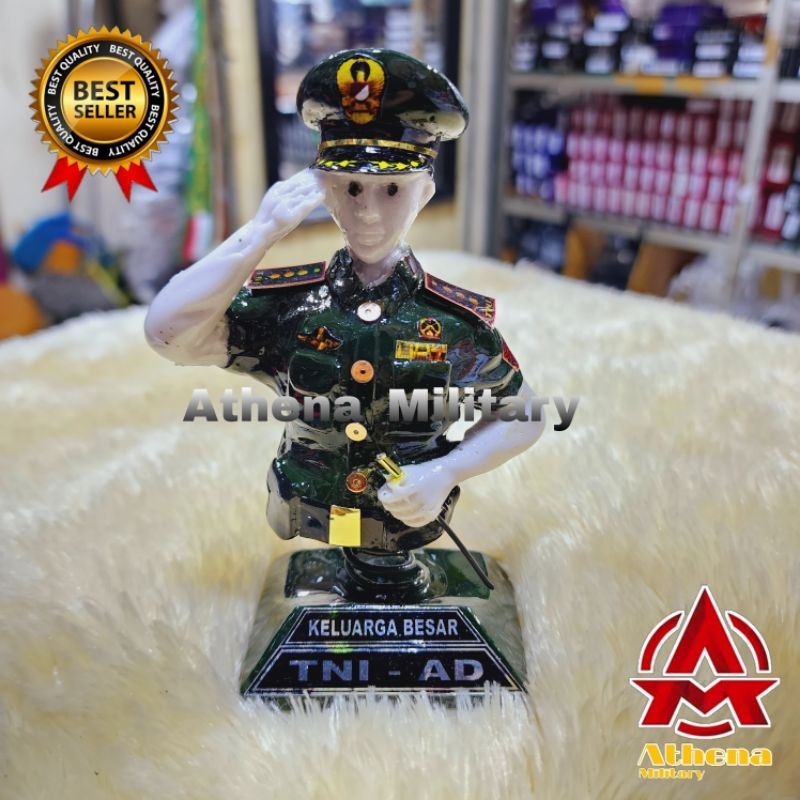 Patung miniatur tni ad-aksesoris