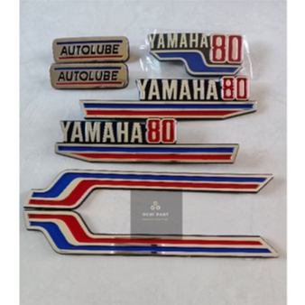 Emblem Emblim Logo Body Set Yamaha V80 V 80