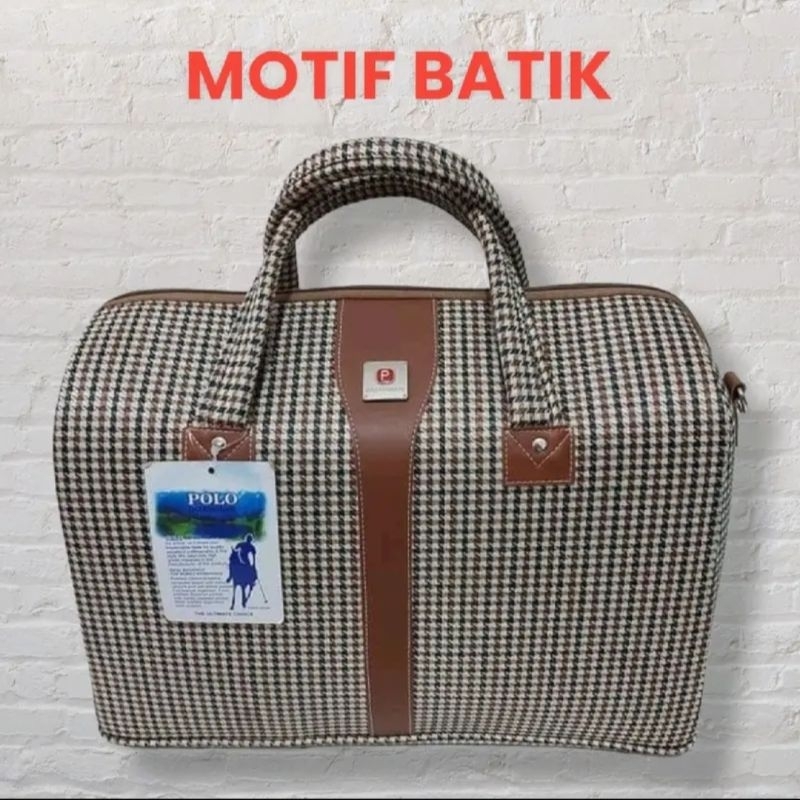 TAS AYAM MOTIF POLO BRENT/TRAVEL BAG/TAS TRAVEL ORIGINAL