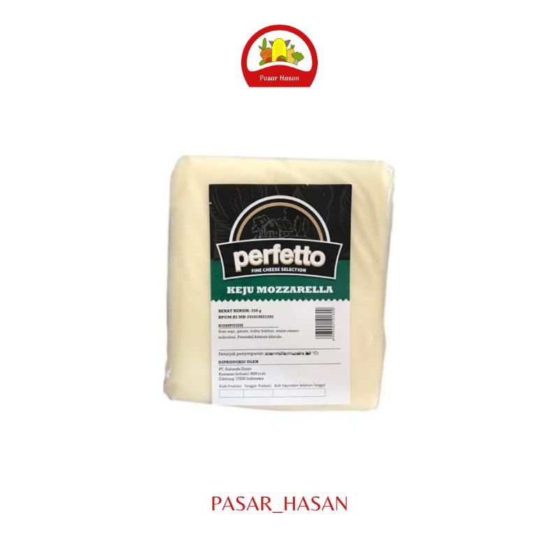 

250gr Keju Perfetto Mozzarella | Frozen Food | Pasar Hasan