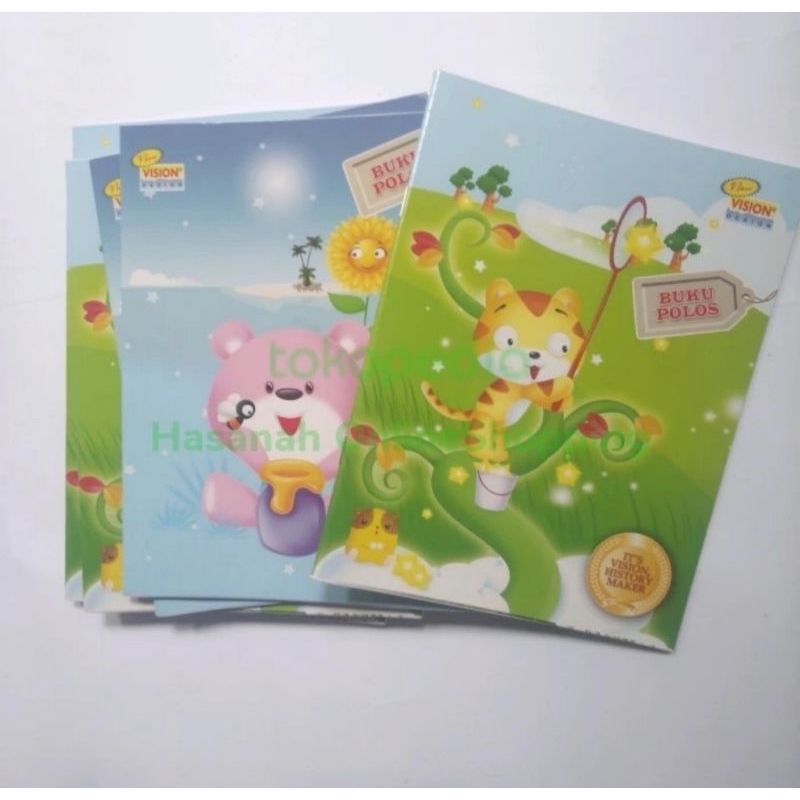 Buku Polos Vision dan Paper Star Isi 38 Lembar