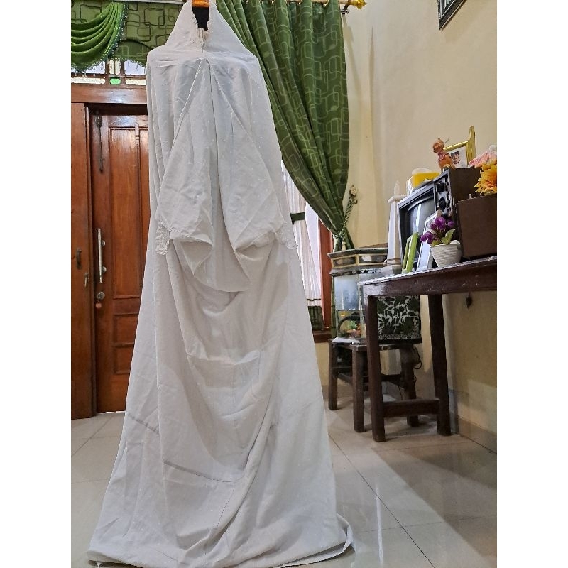 mukena terusan dewasa preloved