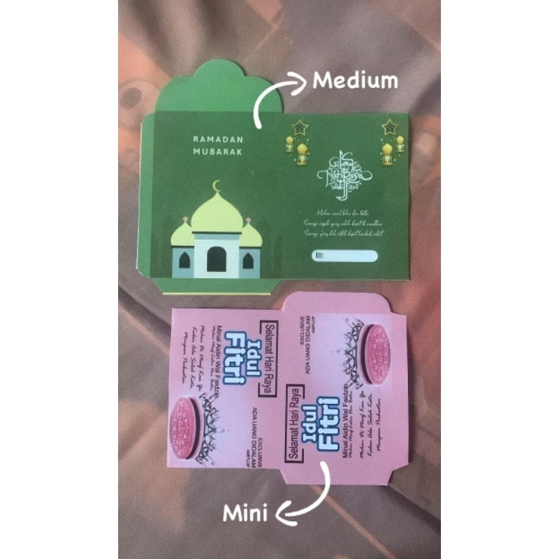 

Bisa COD Amplop Lebaran Medium Motif Random / Tempat Uang / Tempat Angpao / Idul Fitri