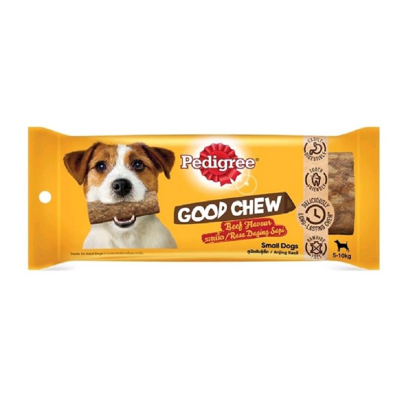 pedigree good chew snack anjing