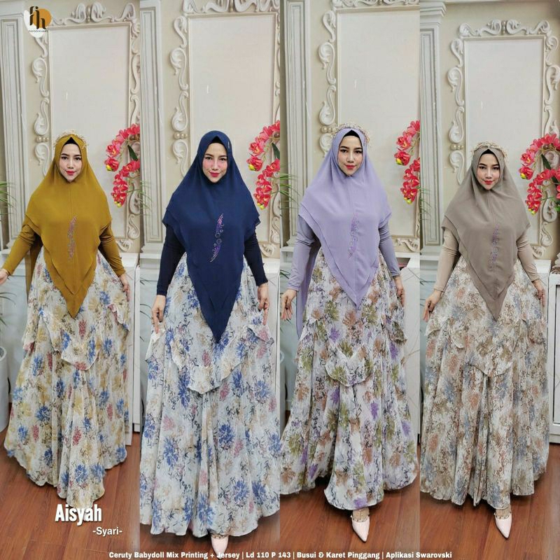 gamis aisyah syar'i by ArsyaKayla (Fayoo)