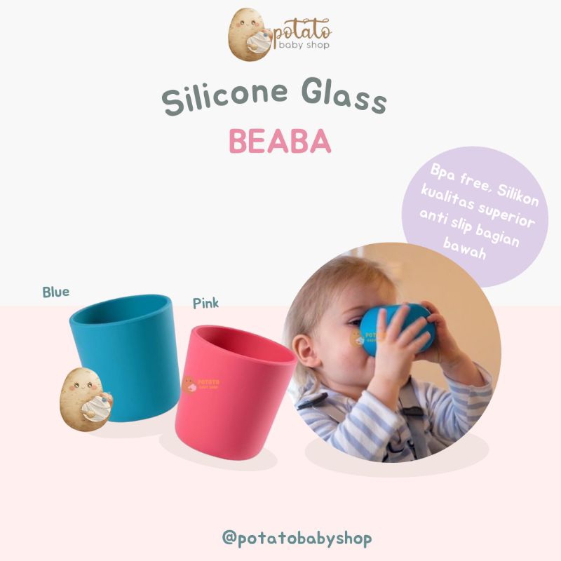 Beaba Silicone Glass - Gelas Silikon Anak