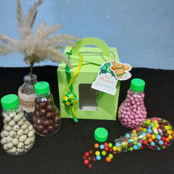 

Parcel Coklat Lebaran Hampers Idul Fitri Box Hijau Botol