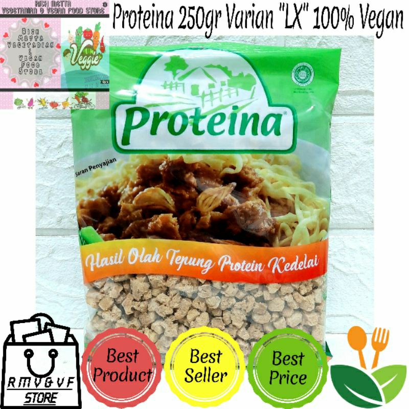 Proteina LX 250 gram / Protein Nabati / Daging Nabati Cincang Vegetarian Vegan