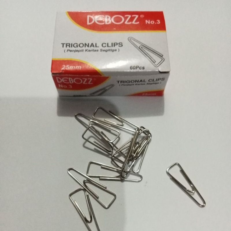 

PAPER CLIP/CLIP KERTAS PUTIH NO.3 MERK DEBOZZ