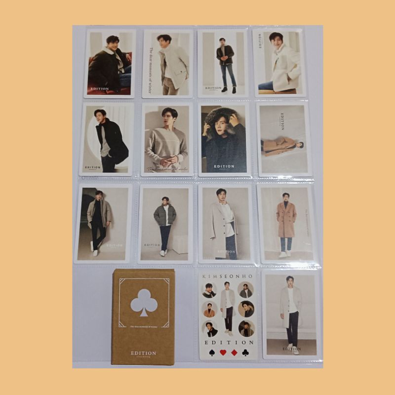 Kim Seon Ho x Edition Sensibility Official Winter Photocard FULLSET // Kim Seonho PC