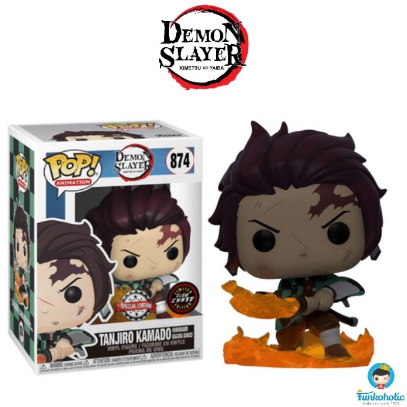 Funko POP Animation Demon Slayer Kimetsu no Yaiba - Tanjiro Kamado (Hinokami Kagura Dance) (Glow in 