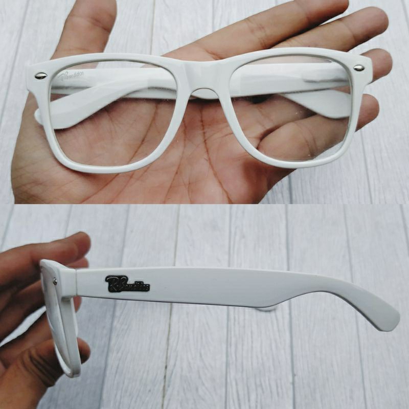 kacamata frame kacamata gaya bingkai putih