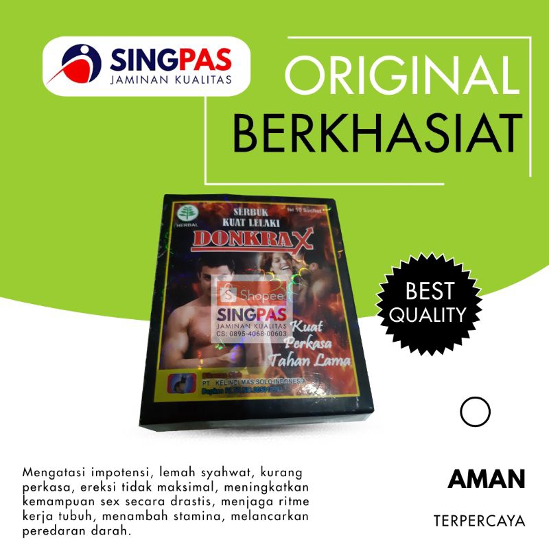 

Serbuk Jamu Herbal Donkrax Original Jamu Kuat Pria Vitalitas Lebih Tahan Lama Stamina Perkasa Original Jamu Kesehatan