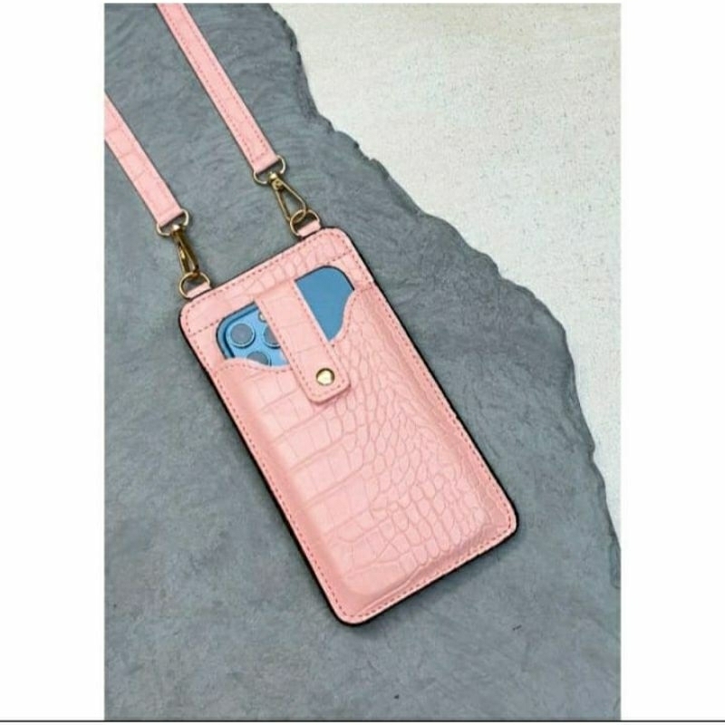 Arifirn Pocket Croco MF - Dompet Pocket Tempat Hp Wanita