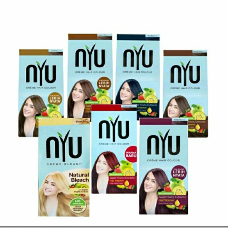 NYU CREME HAIR COLOUR NATURAL (TANPA AMONIA)