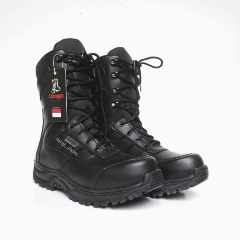 Sepatu pdl boots safety TNI POLRI SATPOLPP SECURITY terbaru original caanggo