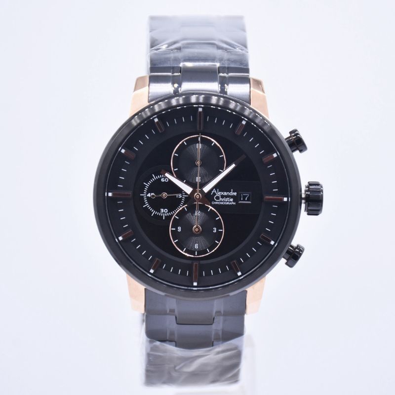 ALEXANDER CHRISTIE AC 6323 JAM TANGAN PRIA CHRONOGRAPH ORIGINAL