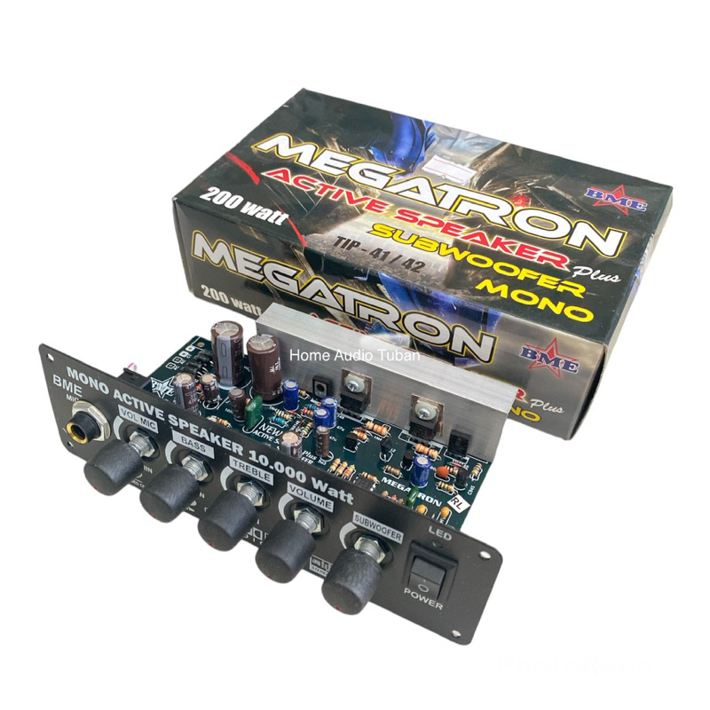 Kit Speaker Active Megatron Subwofer 1mic BME