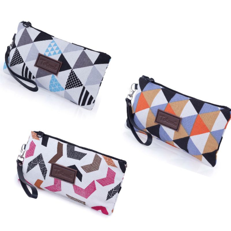 Dompet Kanvas Wanita Pouch Cewek MTT 904 Clutch Kain