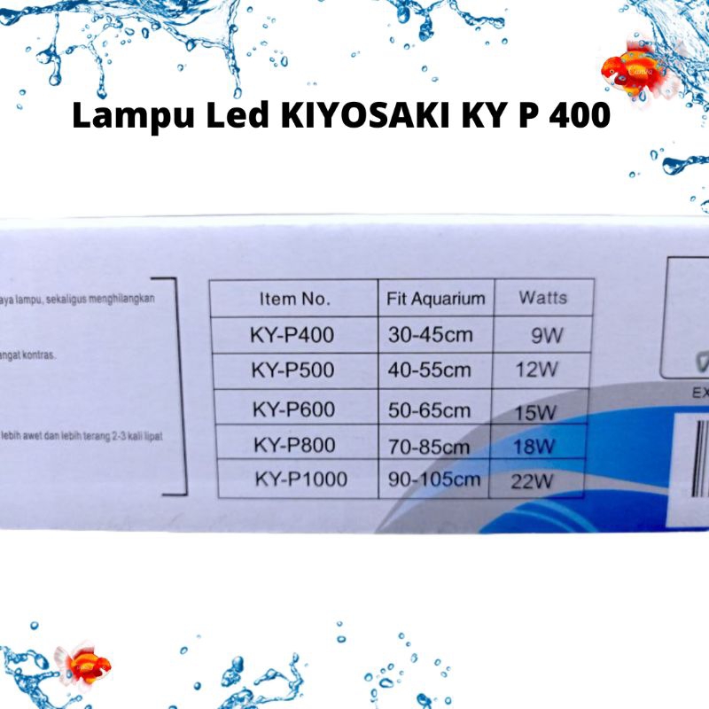 PROMO MURAH Lampu led Aquarium aquascape KIYOSAKI KY P 400