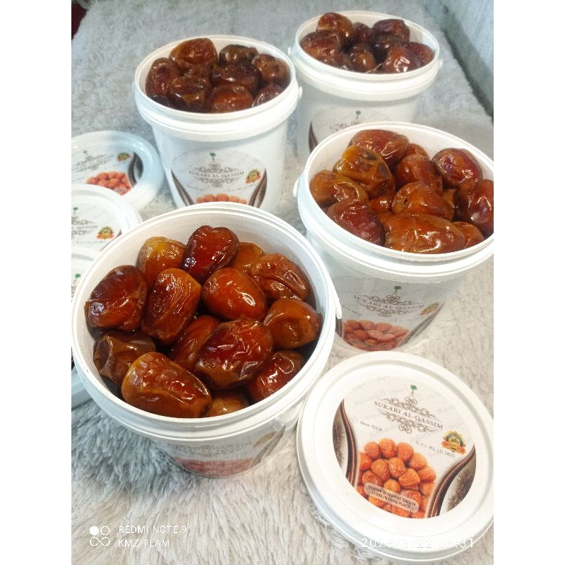 

Kurma Sukari Premium Kemasan Ember 750 gram