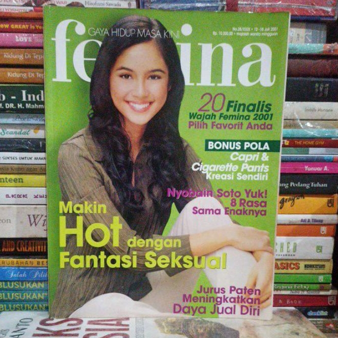 MAJALAH FEMINA ORIGINAL NO. 28/XXIX.12-18 JULI 2001 BEKAS