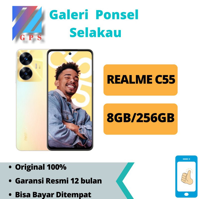 REALME C55 NFC Ram 8GB+8GB/256GB | 6GB/128GB Garansi Resmi Realme Indonesia
