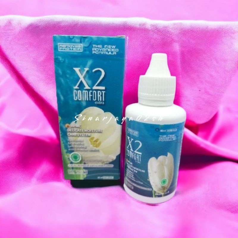 AIR X2 kecil 60ml  CAIRAN SOFTLENTS X2 COMFORM EXTRA ORIGINAL BPOM