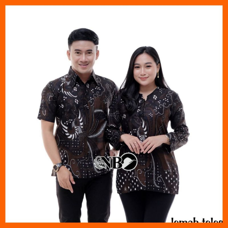 COUPLE BATIK NEW HEM BLUS BLOUSE TRENDING INTERNATIONAL COUPLE