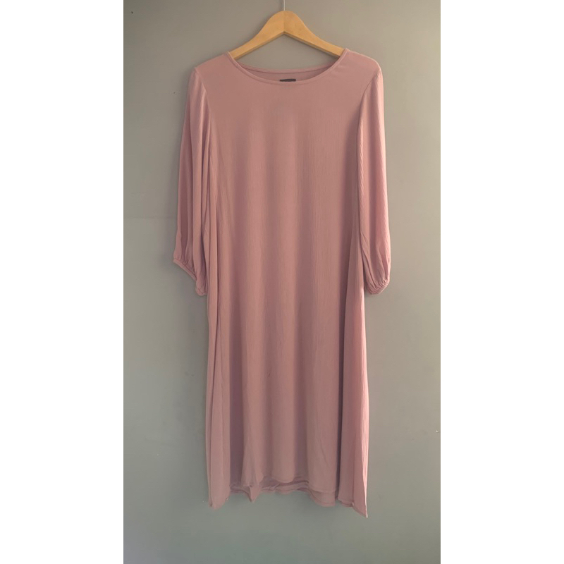 Moana Tunik Soft Pink/ Baju Atasan Wanita Tunik