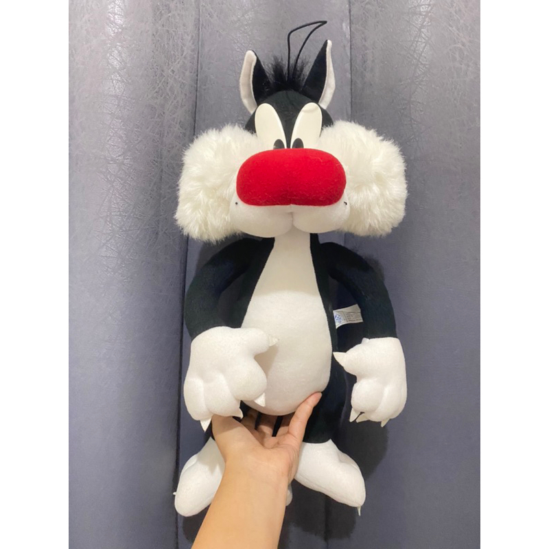 Boneka Karakter Sylvester the Cat size 42cm Original / Boneka Sylvester Looney Tunes Original / Bone