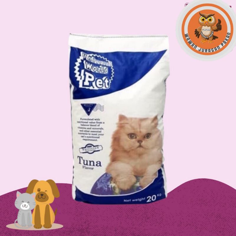 UNIVERSAL TUNA 1 KG, PAKAN KUCING