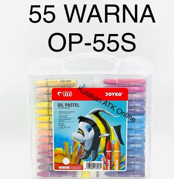 

Crayon / Krayon / Oil Pastel TiTi Joyko 55 Warna