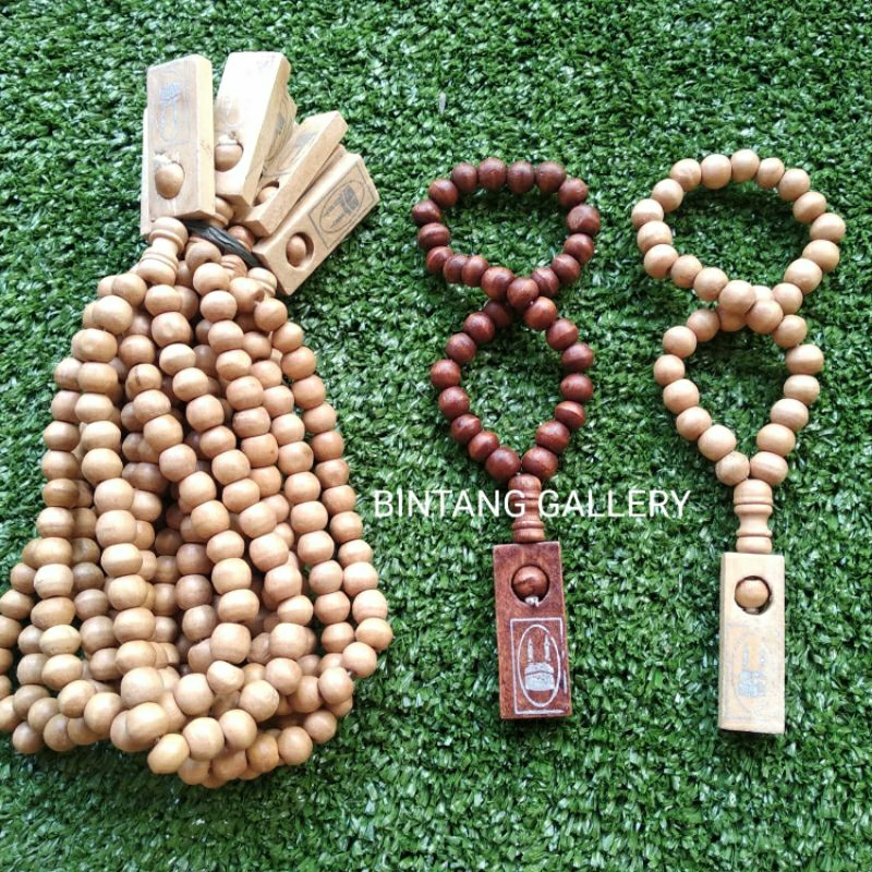 TASBIH KAYU UNTUK AKSESORIS MAHAR