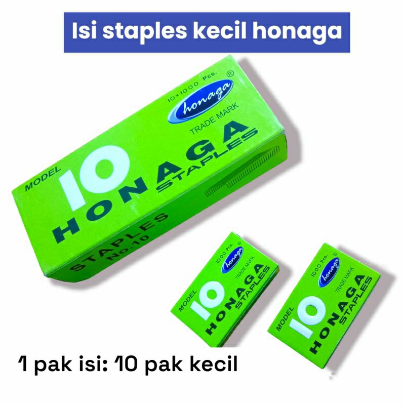 

ISI STAPLES KECIL HONAGA