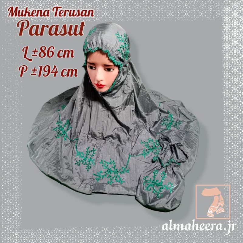 Mukena Travelling Terusan - Mukena Parasut Terusan - Mukena Bali Terusan