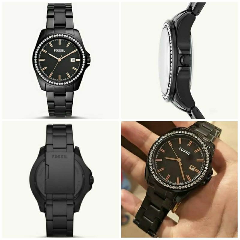 Jam Tangan F0ssil BQ3318 Black Stainless Steel