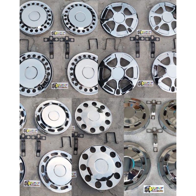 Wheeldop Plat Chrom Stainless ALL MODEL Banyak Pilihan Ring 15 & Ring 16