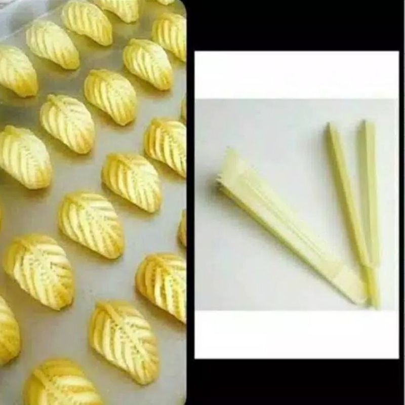 Capitan Nastar Plastik Lokal / Cetakan Kue Nastar Daun  / Pencapit Kue Kering