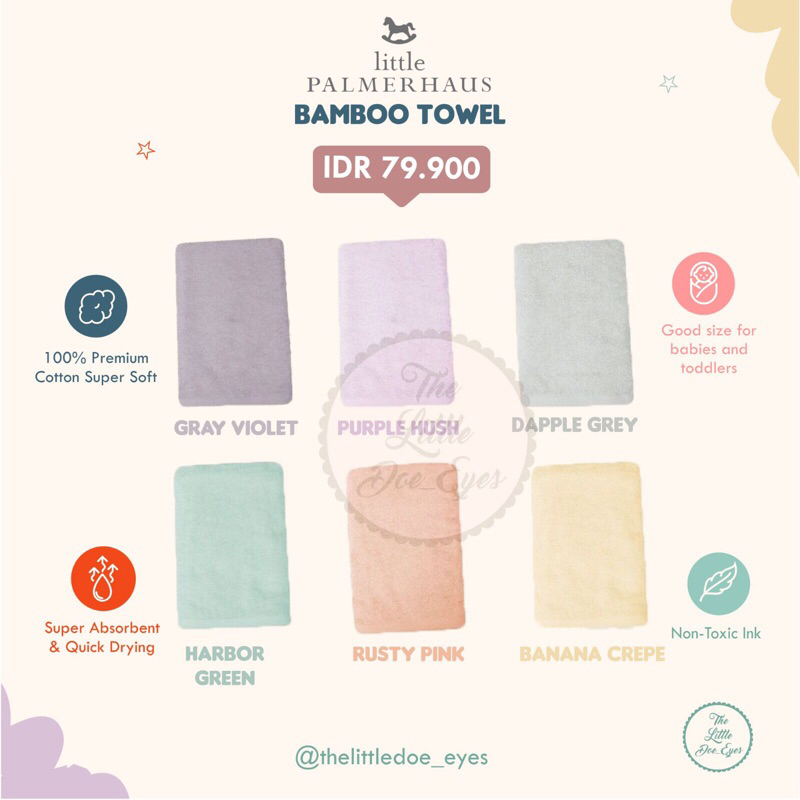 [READY] Little Palmerhaus Bamboo Towel