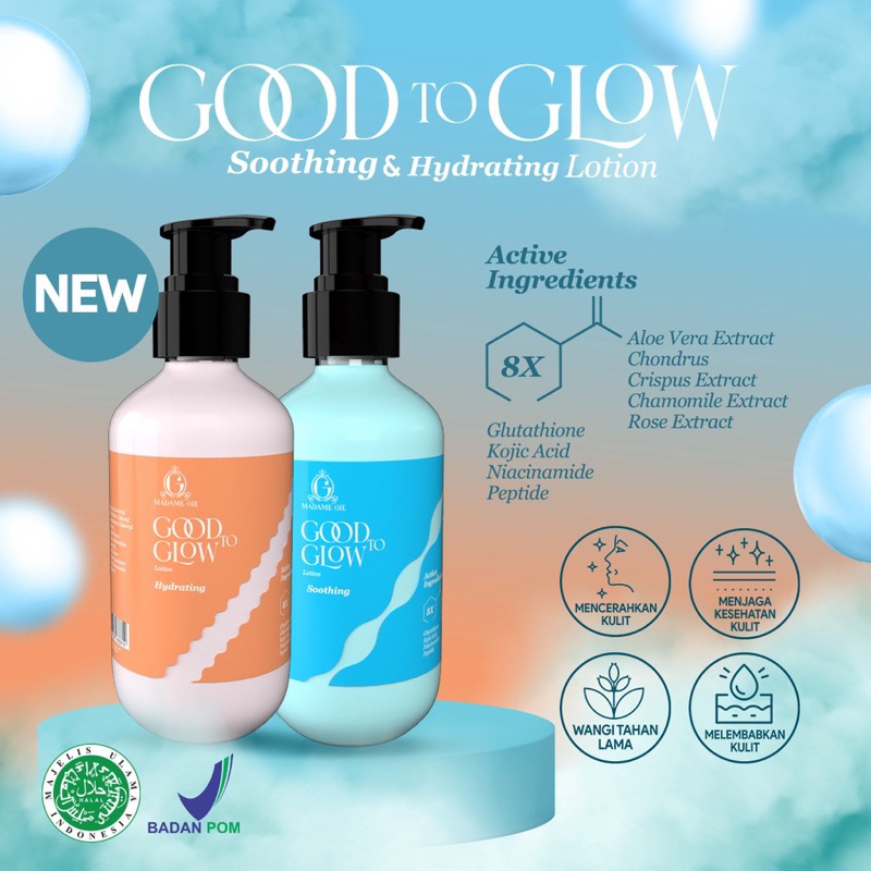 Madam Gie Good to Glow Lotion | Body Wash Madam Gie | Body Lotion Madam Gie