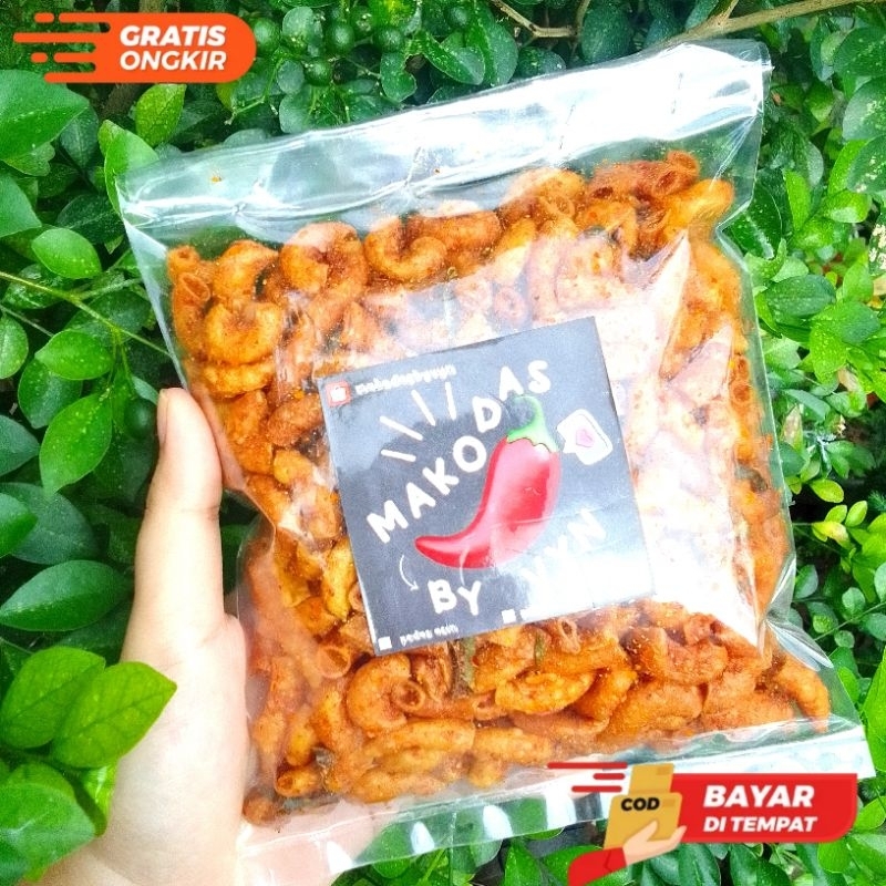 

COD Makaroni Bantet Pedas Kriuk Daun Jeruk 250 gram Makroni Renyah Extra Pedas Tidak Pelit Bumbu